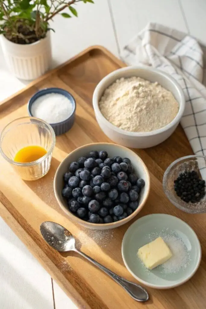 gluten free blueberry cobbler