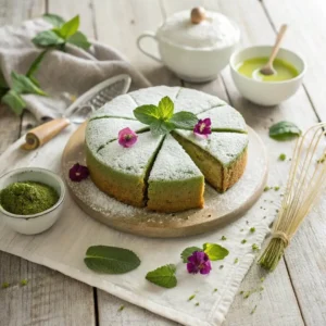 matcha cake recipe vegan
